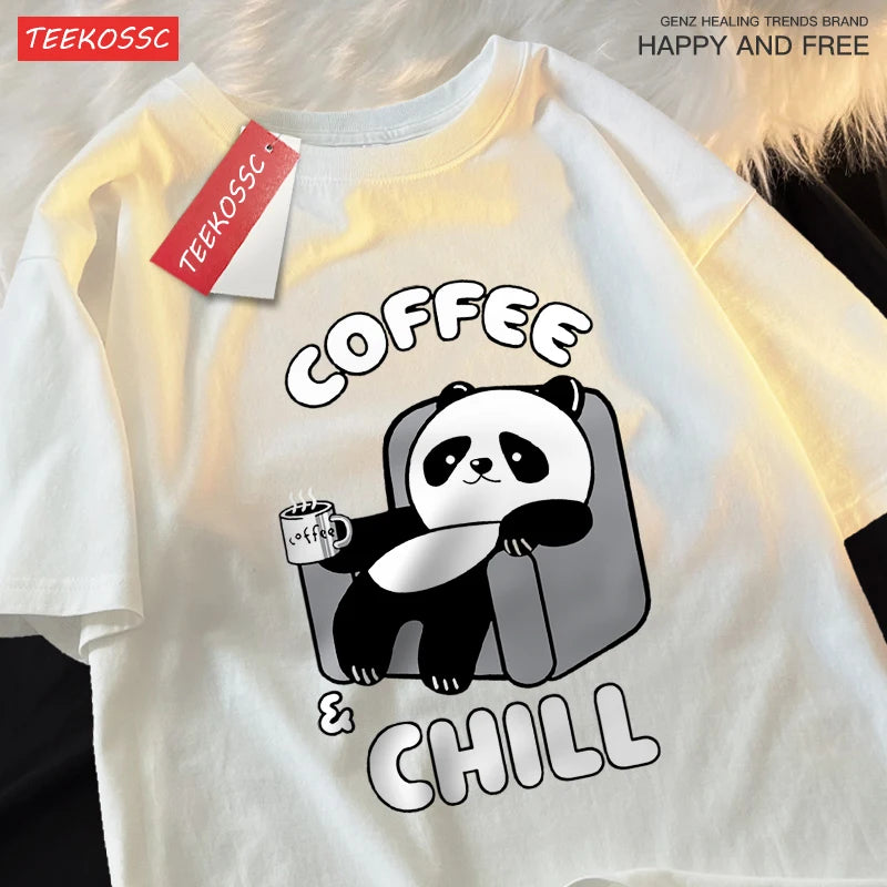 Coffee Chill Panda Shirt