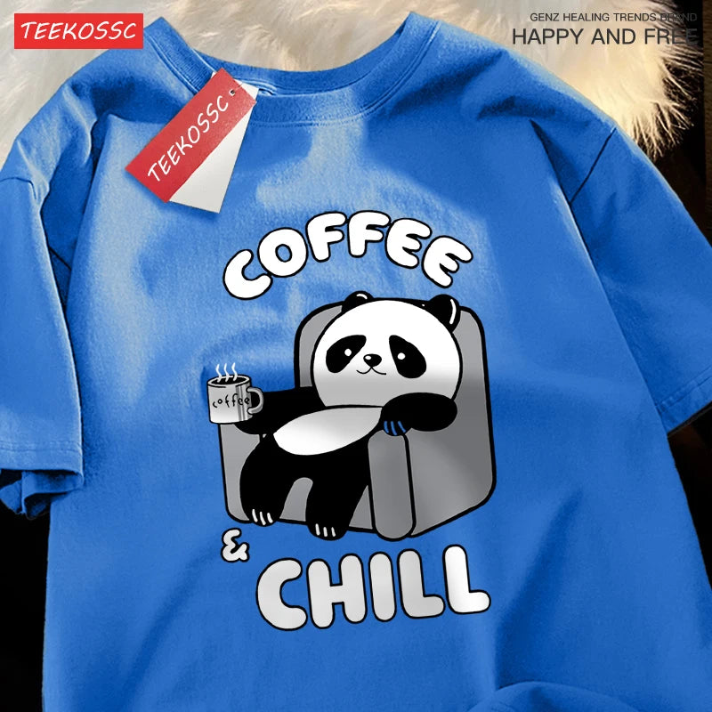Coffee Chill Panda Shirt