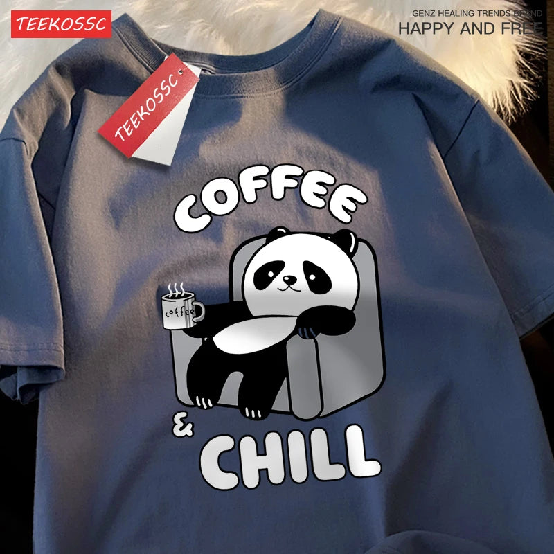 Coffee Chill Panda Shirt